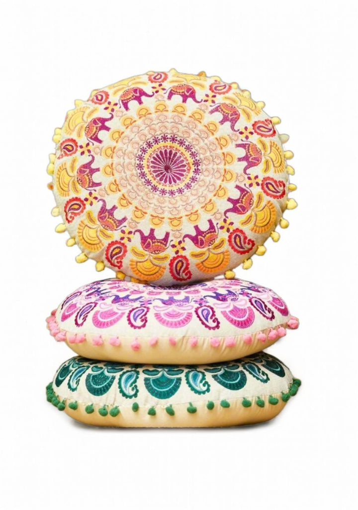 Orange Yoga Floor Cushion