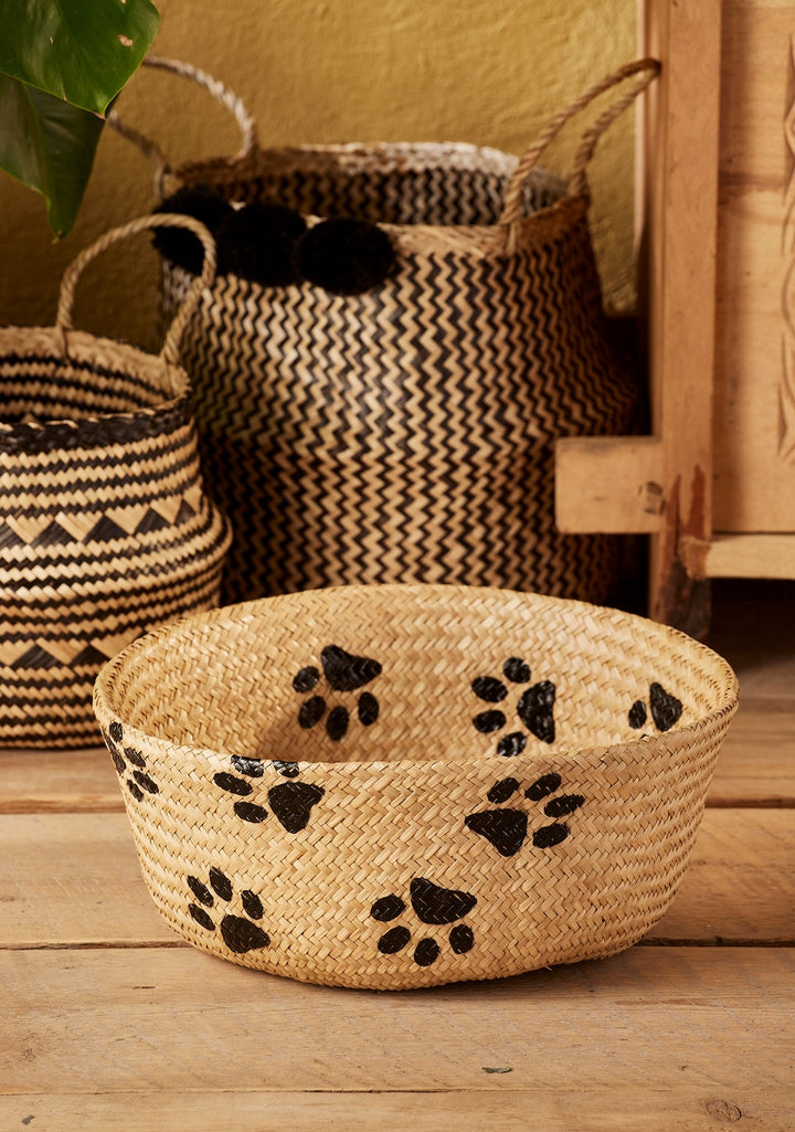 Paw Print Basket Second Nature Online
