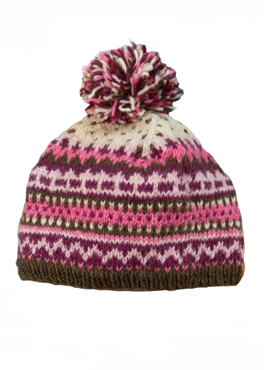 Plum New Zealand Wool Hat