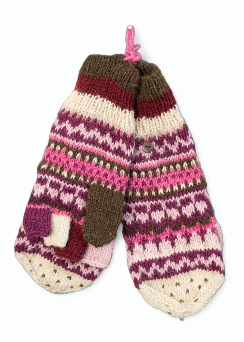 Plum New Zealand Wool Gloves Mittens Second Nature Online