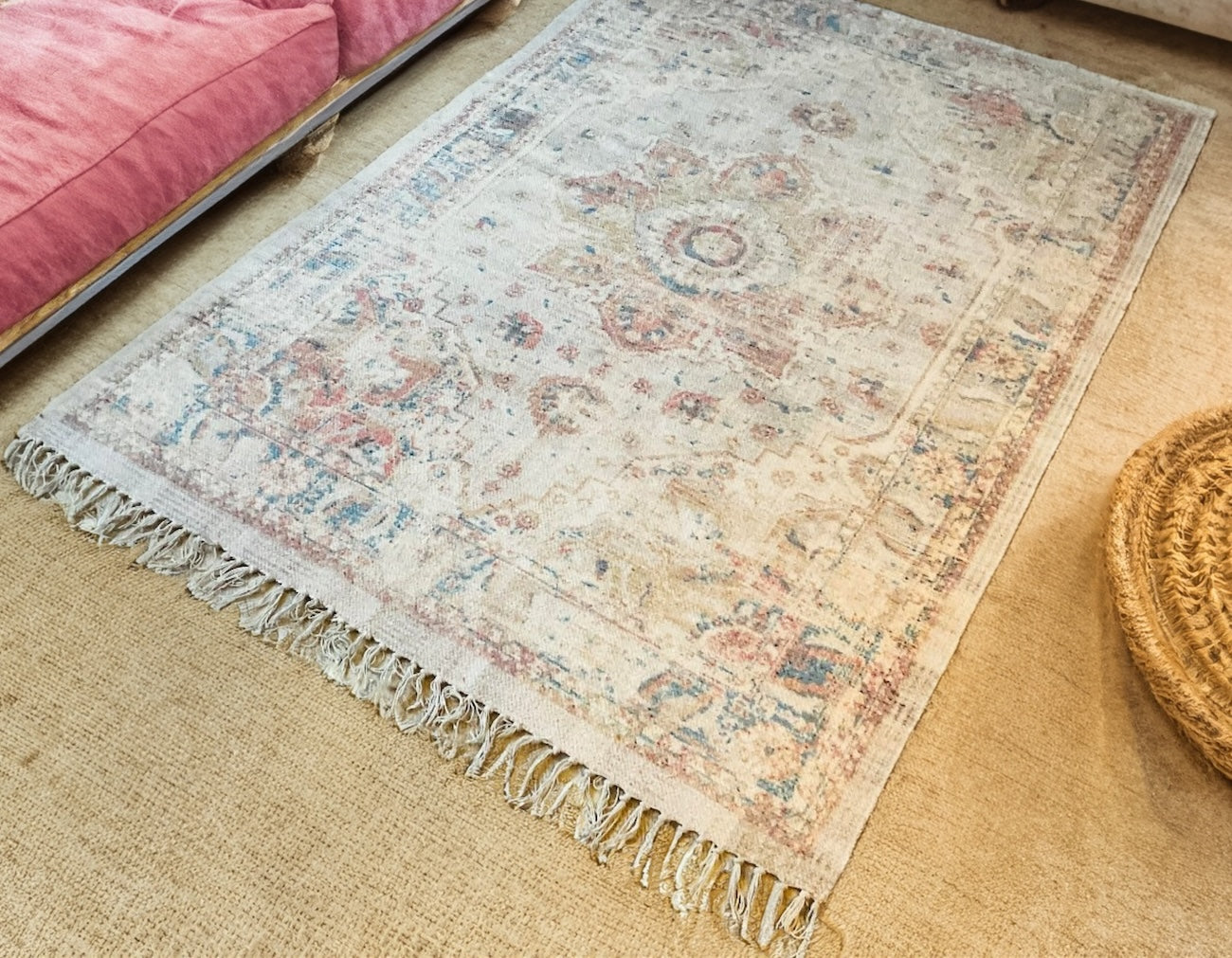 Digital Print Rug Designs Natural Cotton Geometric Design Digital Print Rug 120 cm x 180 cm ...