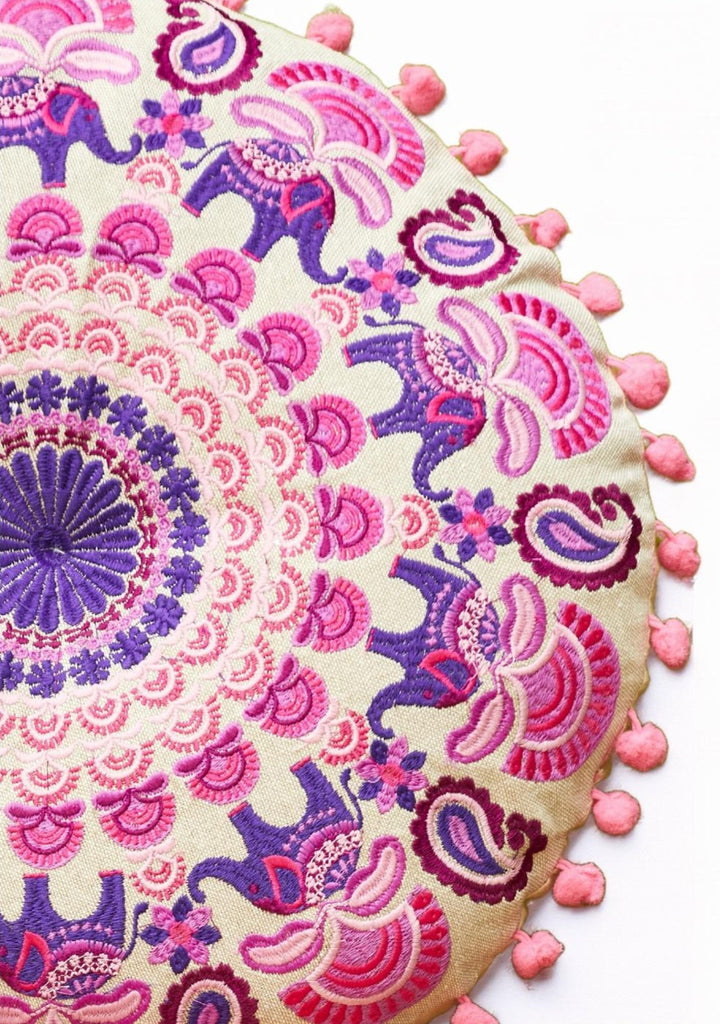 Pink Purple Yoga Floor Cushion