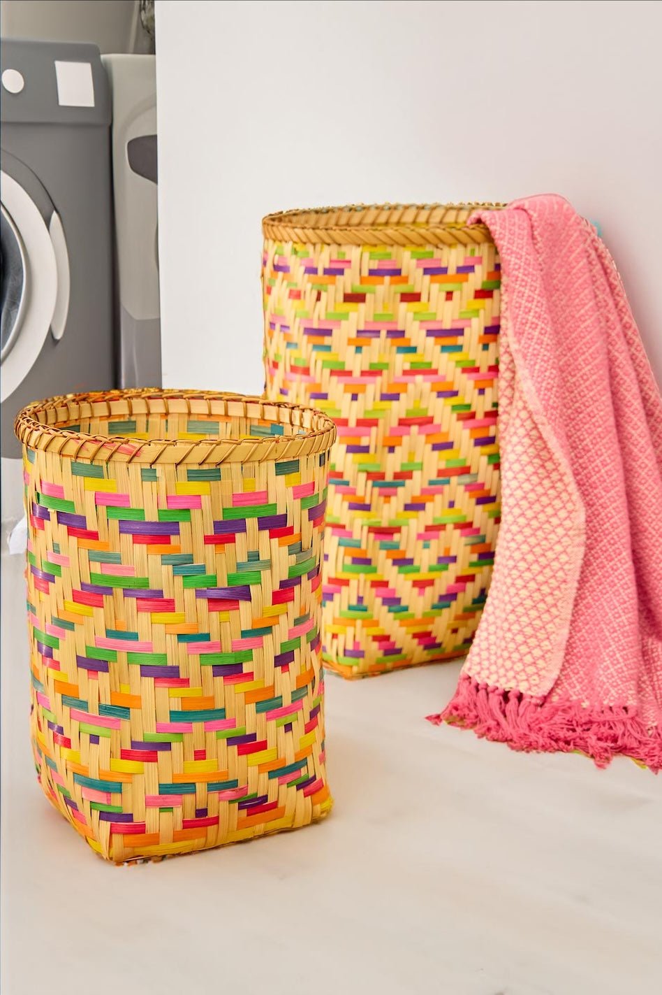 Bamboo Rainbow Laundry Baskets Second Nature Online