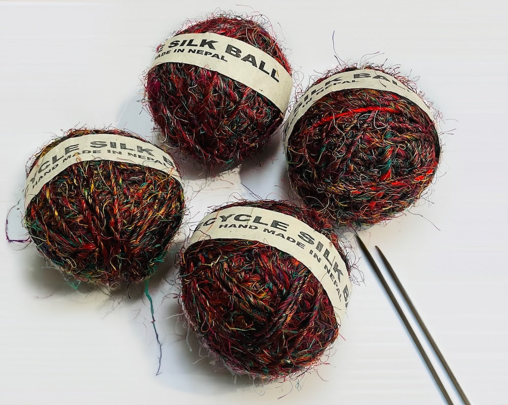 Recycled Silk Thread Ball Second Nature Online