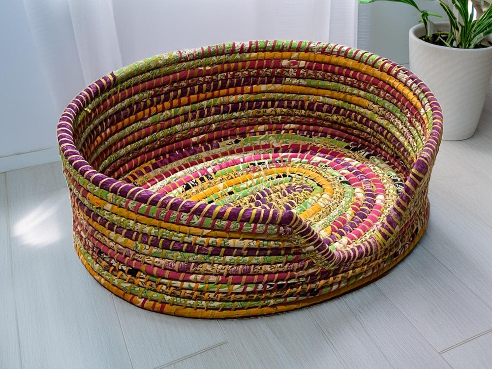 Small Dog Basket  Pet Bed - Second Nature Online