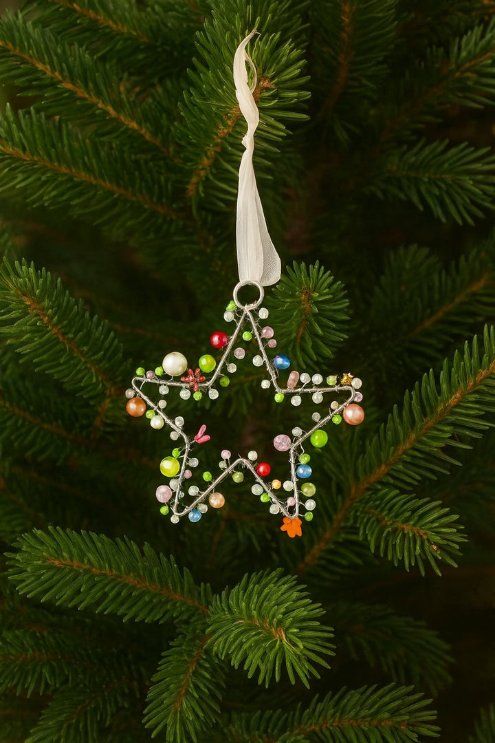 Star Decoration on a xmas tree
