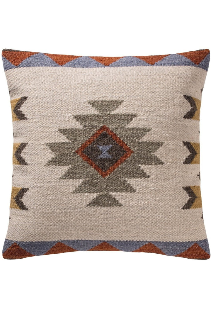 Stone Geometric Kilim Cushion Cover