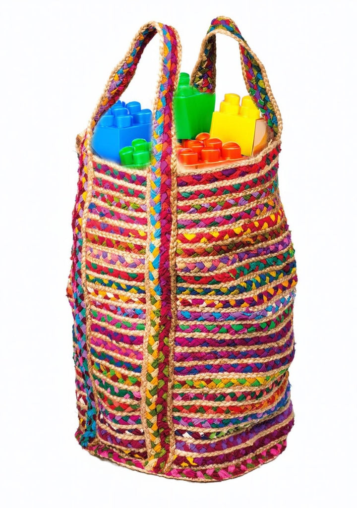 Recycled Cotton Jute Toy Storage Bag