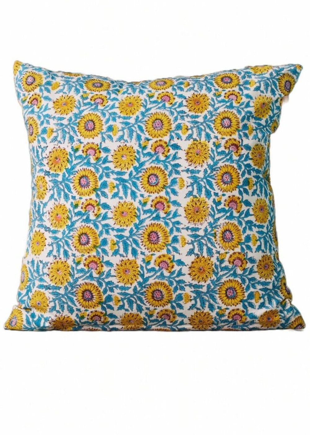 Sunflower Cotton Cushion Cover 45 cm x 45 cm