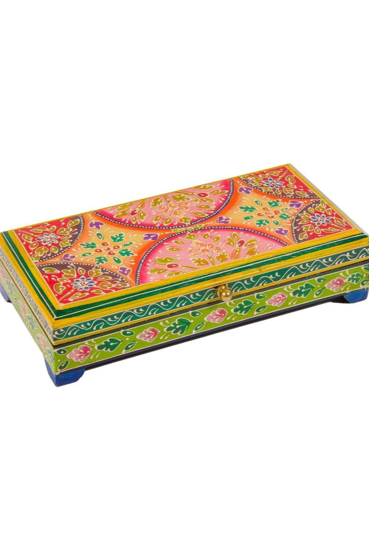 Indian Storage Jewellery Box Lime Green Second Nature Online