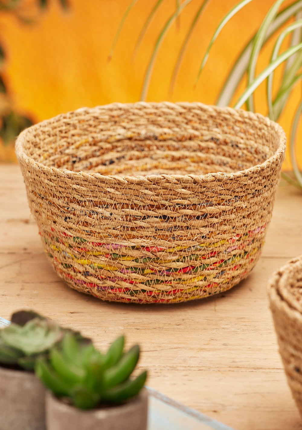 Hogla Seagrass and Sari Baskets