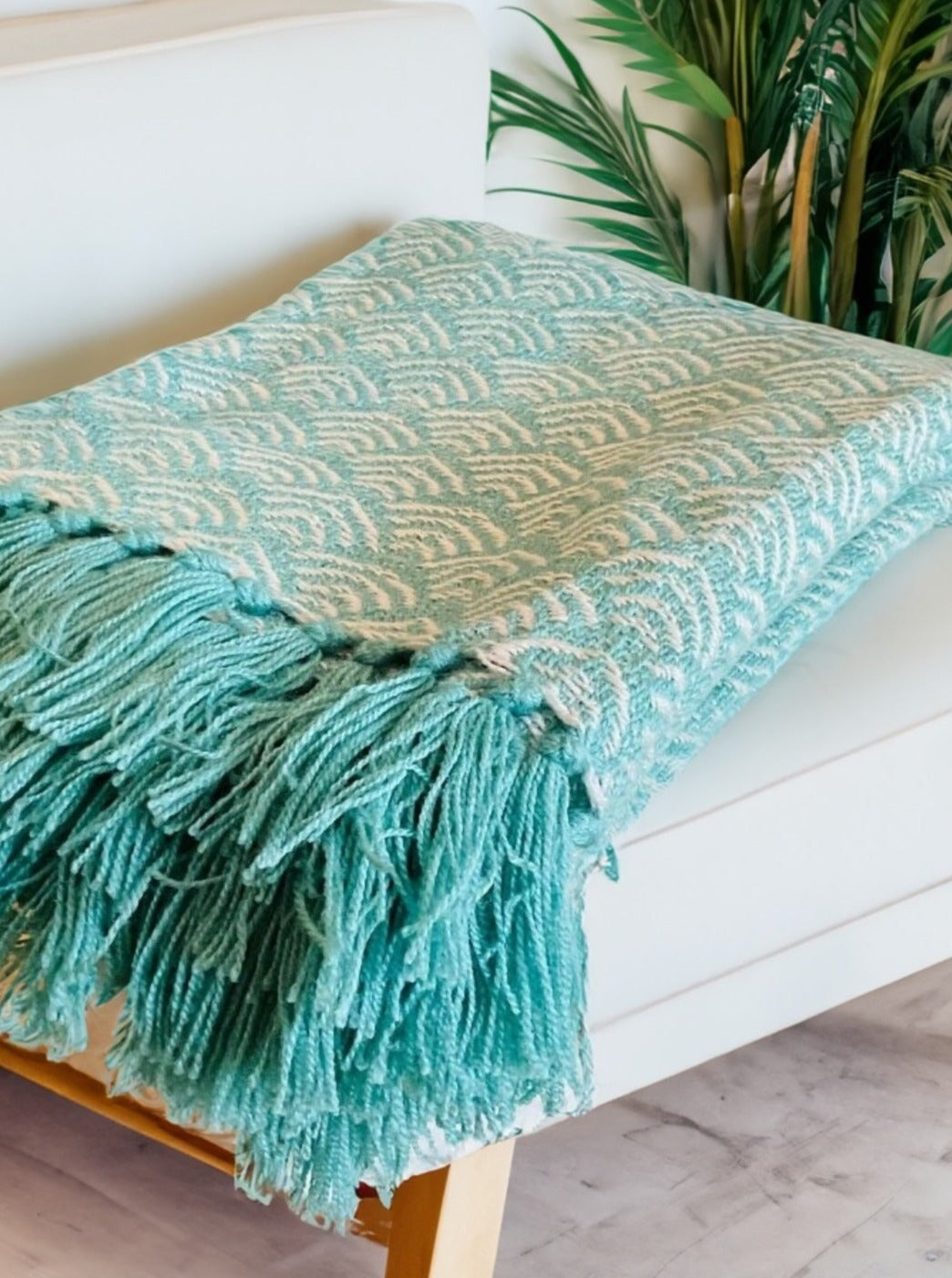 Turquoise Pet Throw Second Nature Online