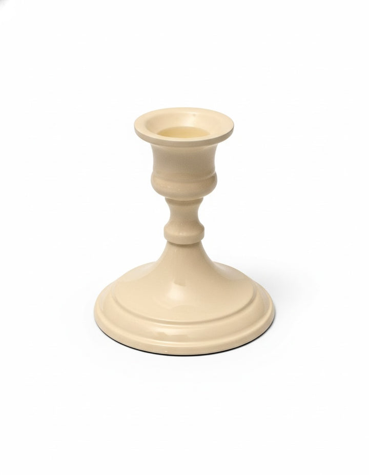 White Candle Holder In a white background
