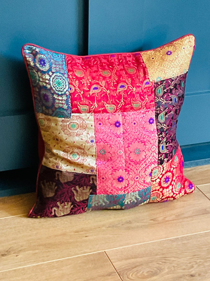 Jaipur Indian Patchwork Cushion Cover