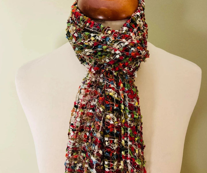 Close Up of Viscose Confetti Scarf - Second Nature Online