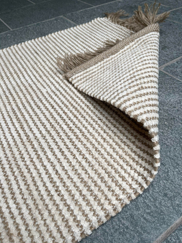 Colva Striped Patterned Rug - Second Nature Online
