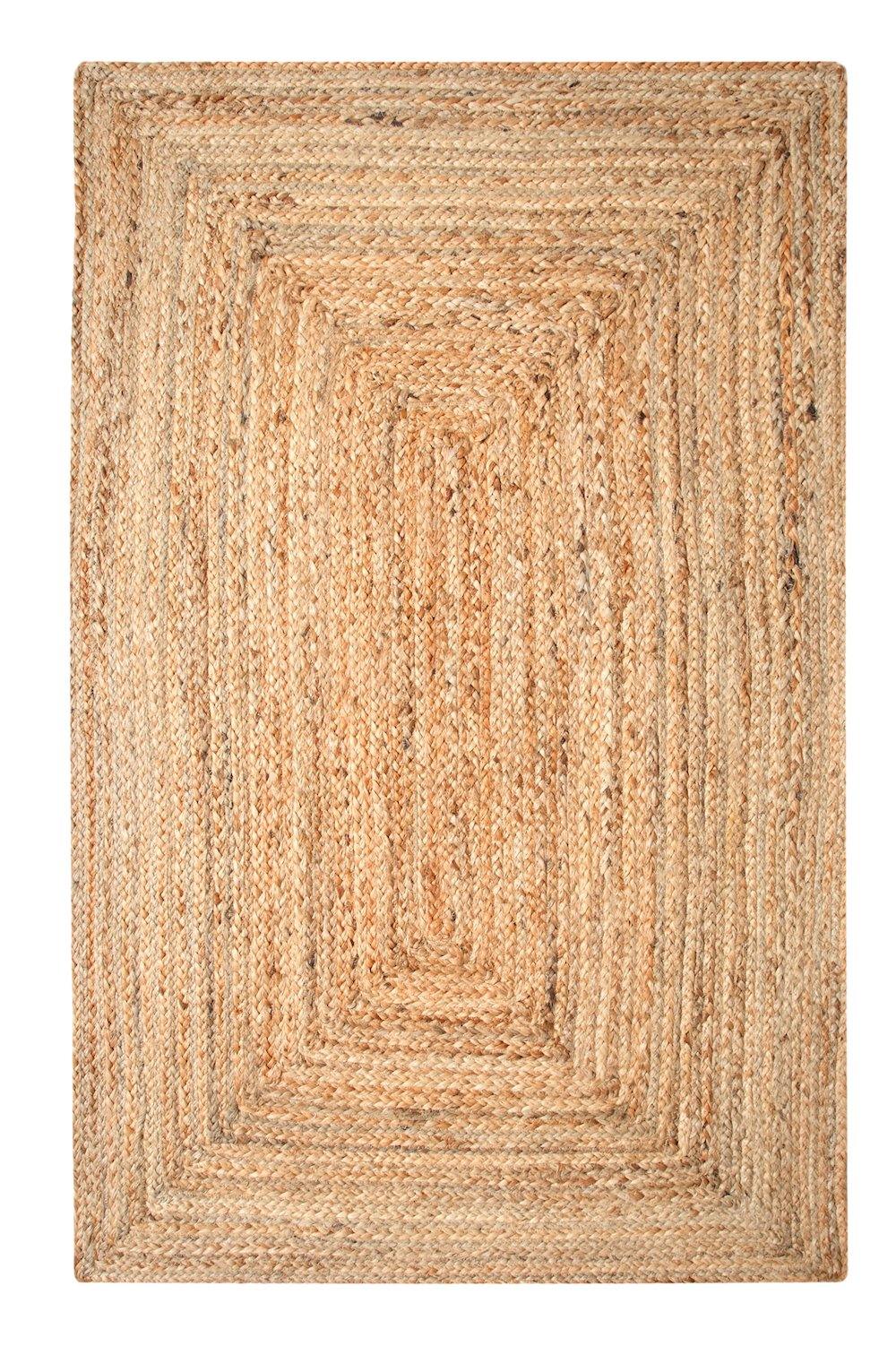 DHAKA Area Kitchen Rug Hand Woven Jute - Second Nature Online