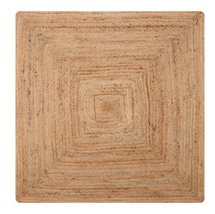 DHAKA Square Kitchen Rug Hand Woven Jute - Second Nature Online