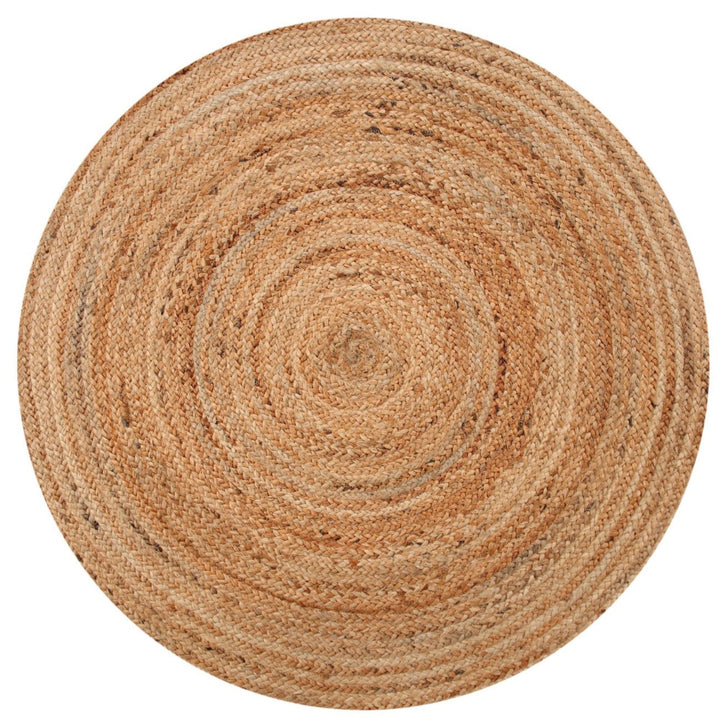 DHAKA Round Kitchen Rug Hand Woven Jute - Second Nature Online
