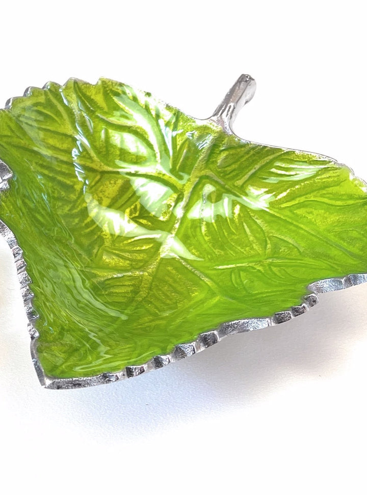 Green Leaf Dishes Enamel Second Nature Online