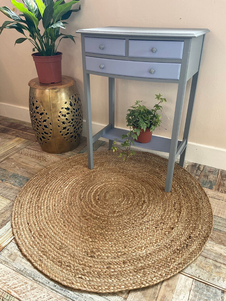 Round Braided Natural Jute Rug - Second Nature Online