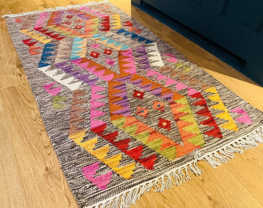 Small Aztec Geometric Rug - Second Nature Online 