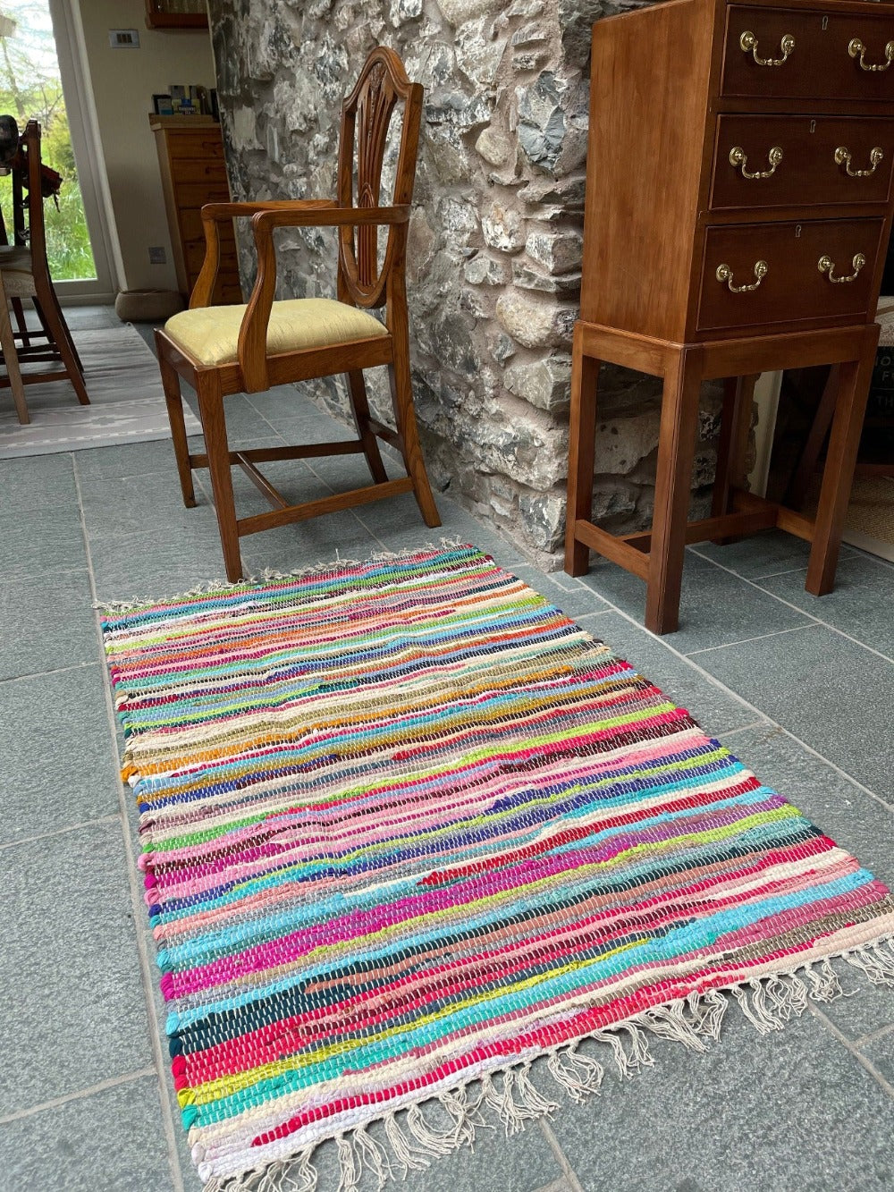 Small Multi Colour Rag Rug