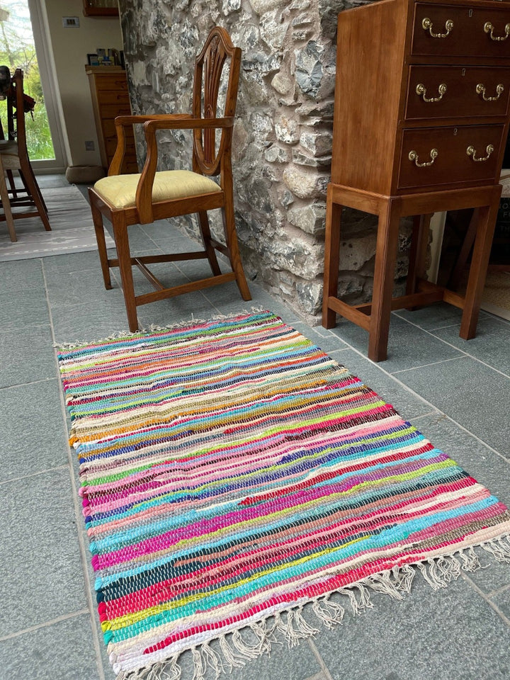 Small Multi Colour Rag Rug