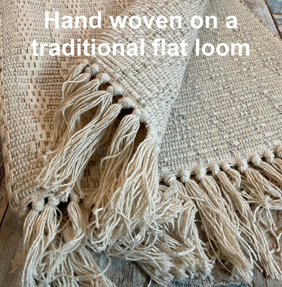 Tarkarli Hand Woven Cotton Rug Second Nature Online