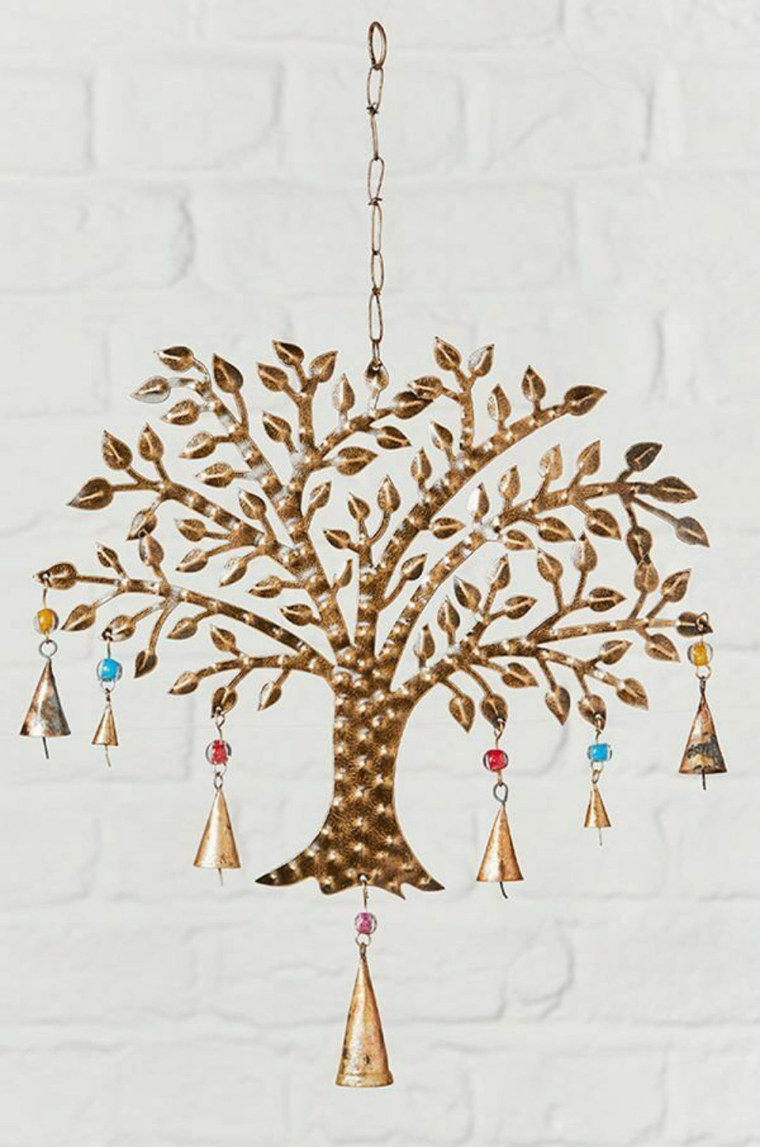Tree of Life Wind Chime with Coloured Beads