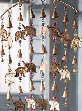 Wind Chime Mobile with Lots of Elephants from Second Nature Online.